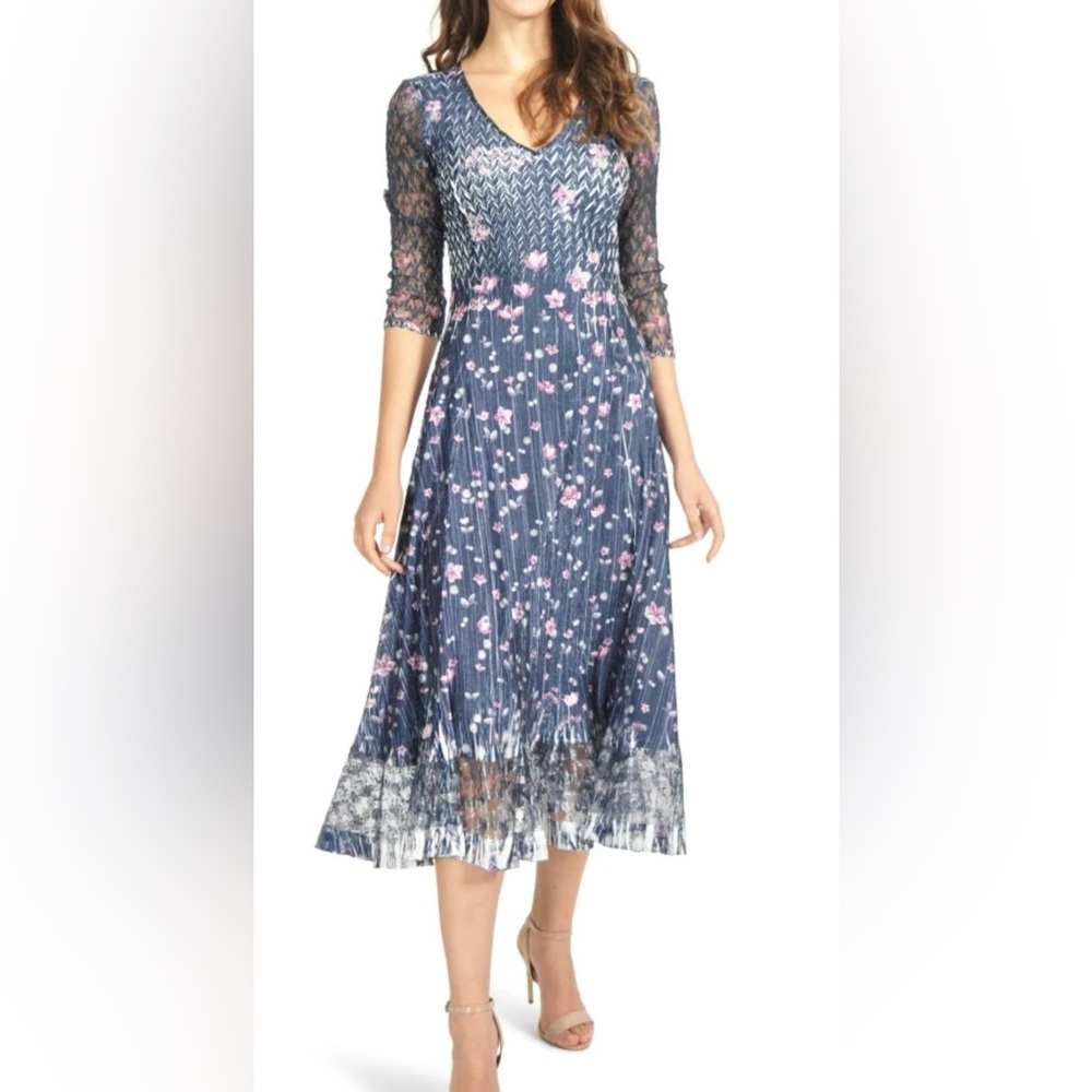 NWTA Komarov S Midi Charmeuse Dress
